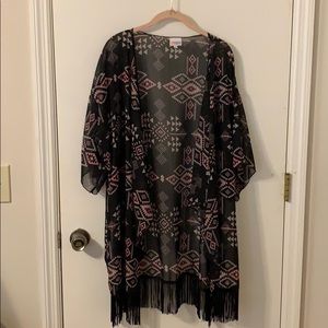 LuLaRoe Aztec print cardigan kimono